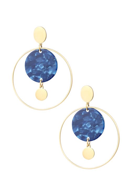 Boucles d'oreilles Blue